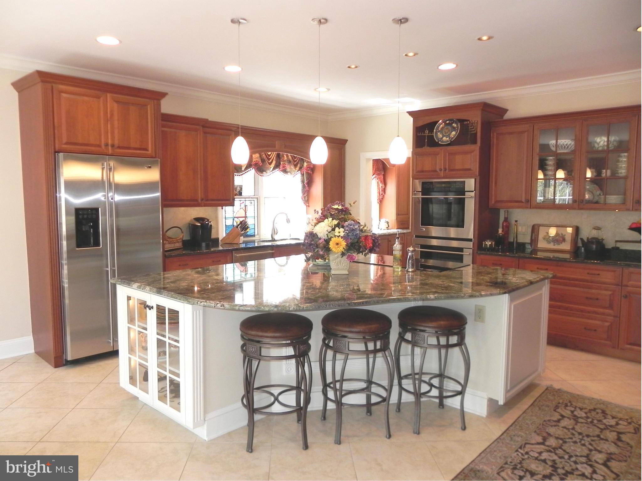 1230 Algonquin Road Crownsville, MD 21032 - Photo 11 of 30 Kitchen has granite island shaped like piano!