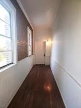 a view of hallway with window