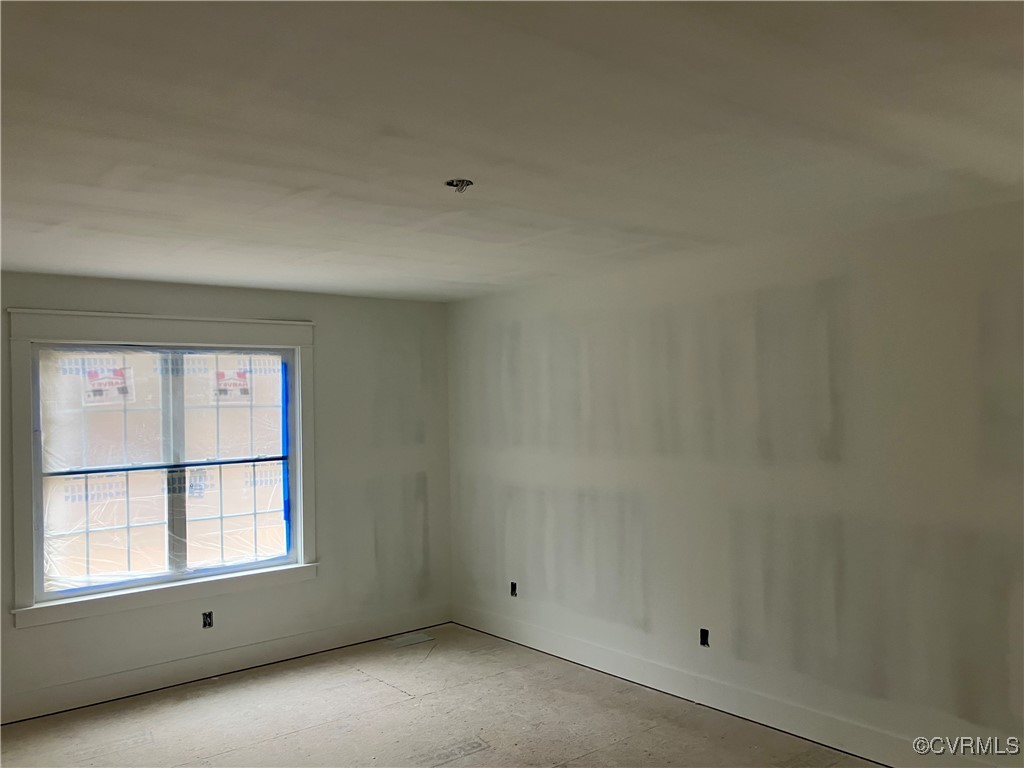 View of spare room