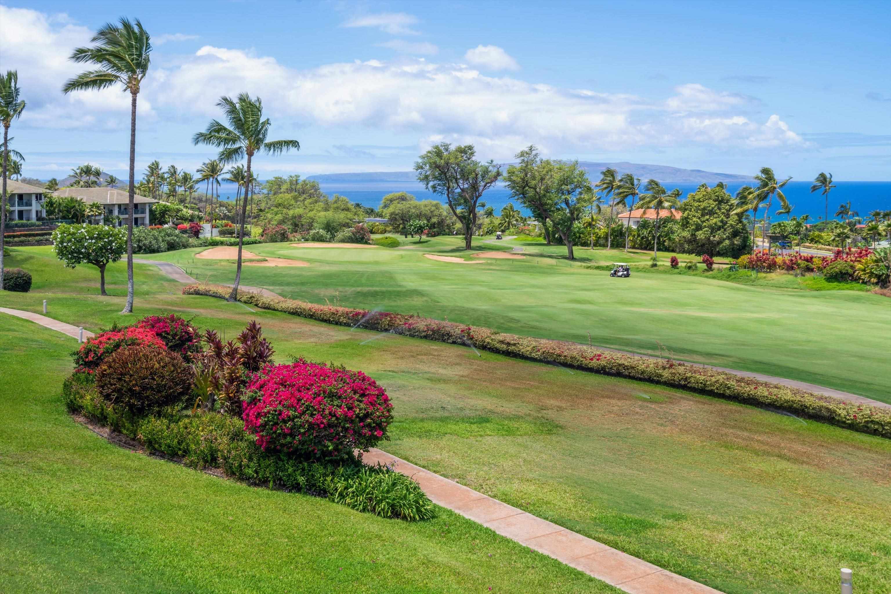 3950 Kalai Waa Street, Unit R 103 Kihei, HI 96753 - Photo 17 of 50 a view of a lake with a big yard and potted plants