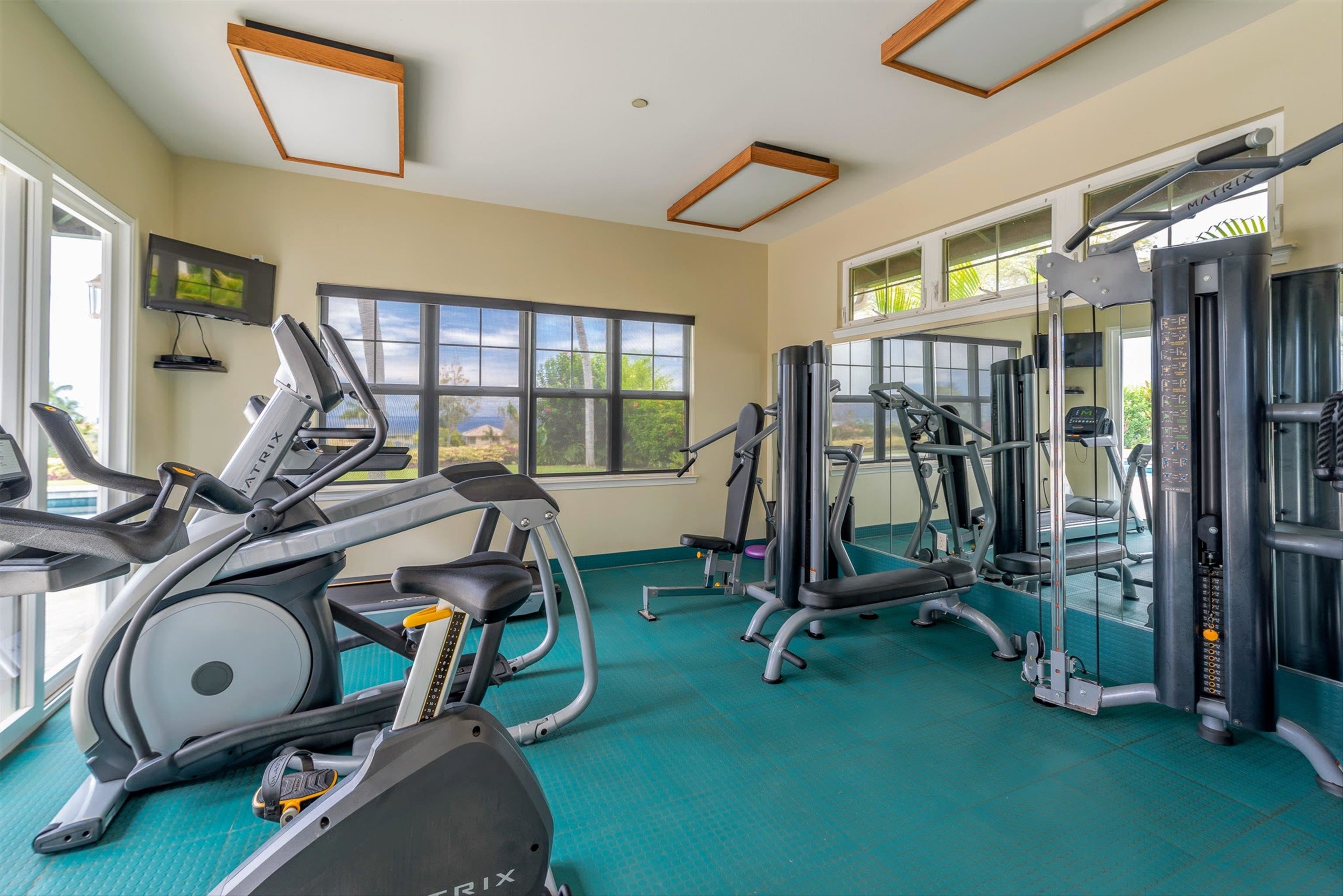 3950 Kalai Waa Street, Unit R 103 Kihei, HI 96753 - Photo 48 of 50 a view of a room with gym equipment