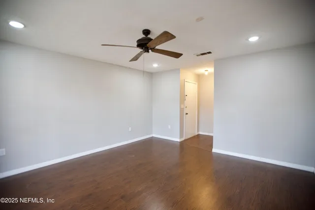 a view of an empty room