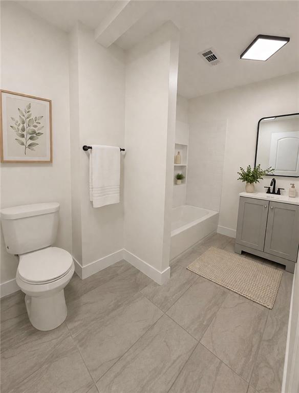 1418 East 10th Street West Point, GA 31833 - Photo 22 of 31 a bathroom with a toilet sink and tub