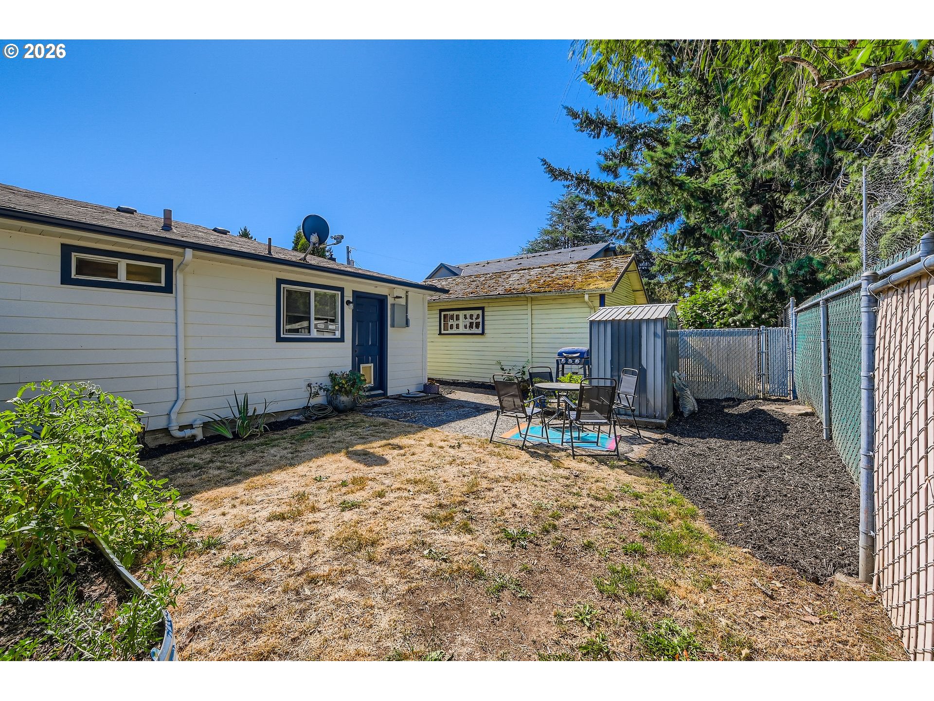 1643 Northeast 74th Avenue Portland, OR 97213 - Photo 23 of 24 a backyard of a house with seating space