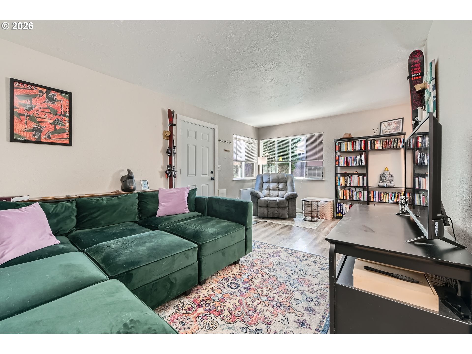 1643 Northeast 74th Avenue Portland, OR 97213 - Photo 7 of 24 a living room with furniture and a wooden floor