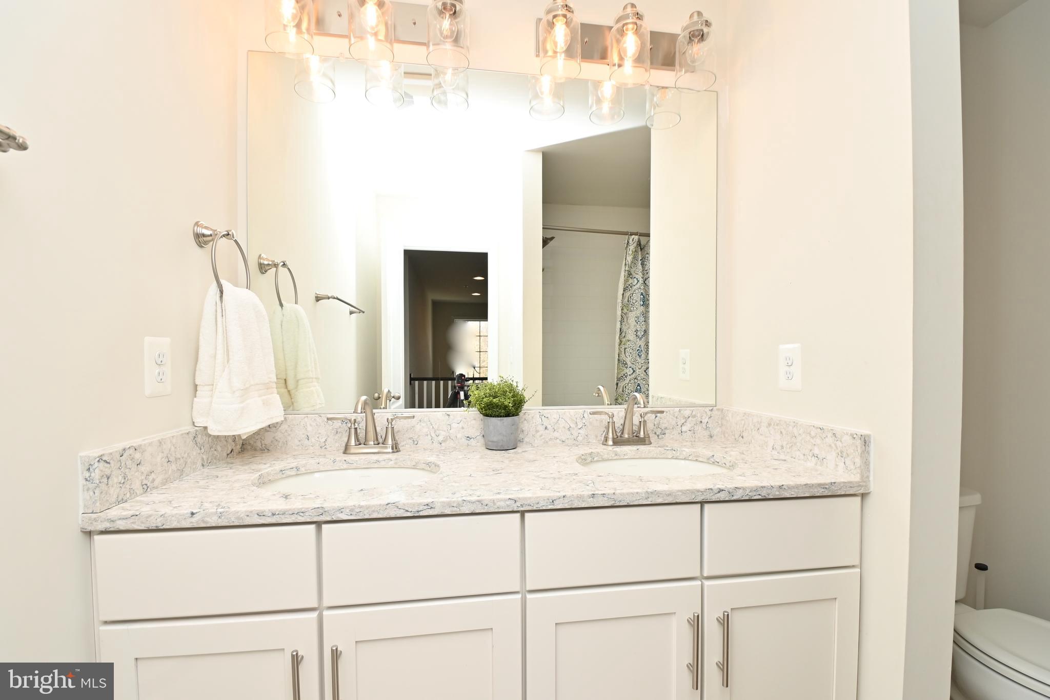 6603 Timber Ridge Lane Bryans Road, MD 20616 - Photo 31 of 55 Hallway bathroom with quartz double sinks