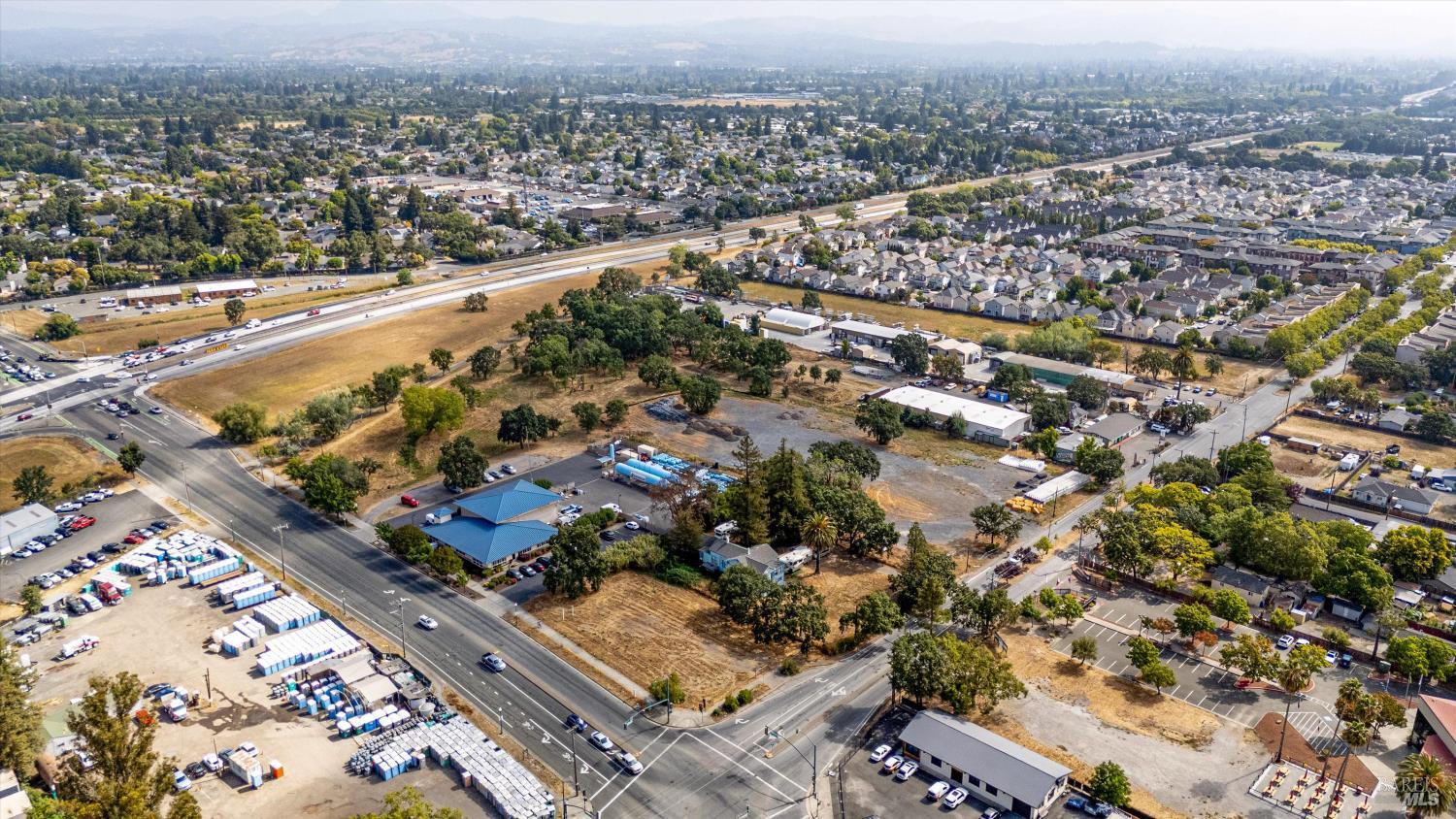 4025-4055 Sebastopol Road Santa Rosa, CA 95407 - Photo 5 of 19 an aerial view of a city