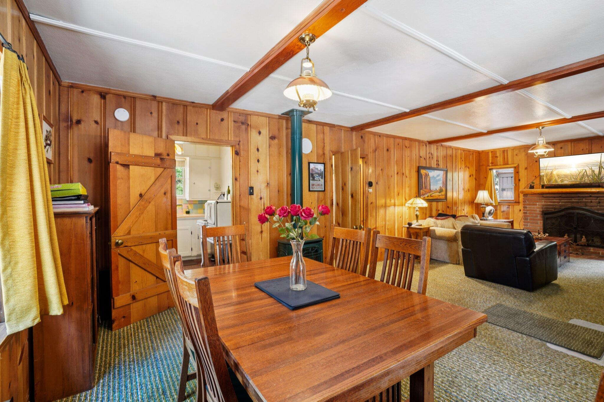 55280 Circle Way Idyllwild, CA 92549 - Photo 10 of 27 a view of a dining room with furniture window and outside view