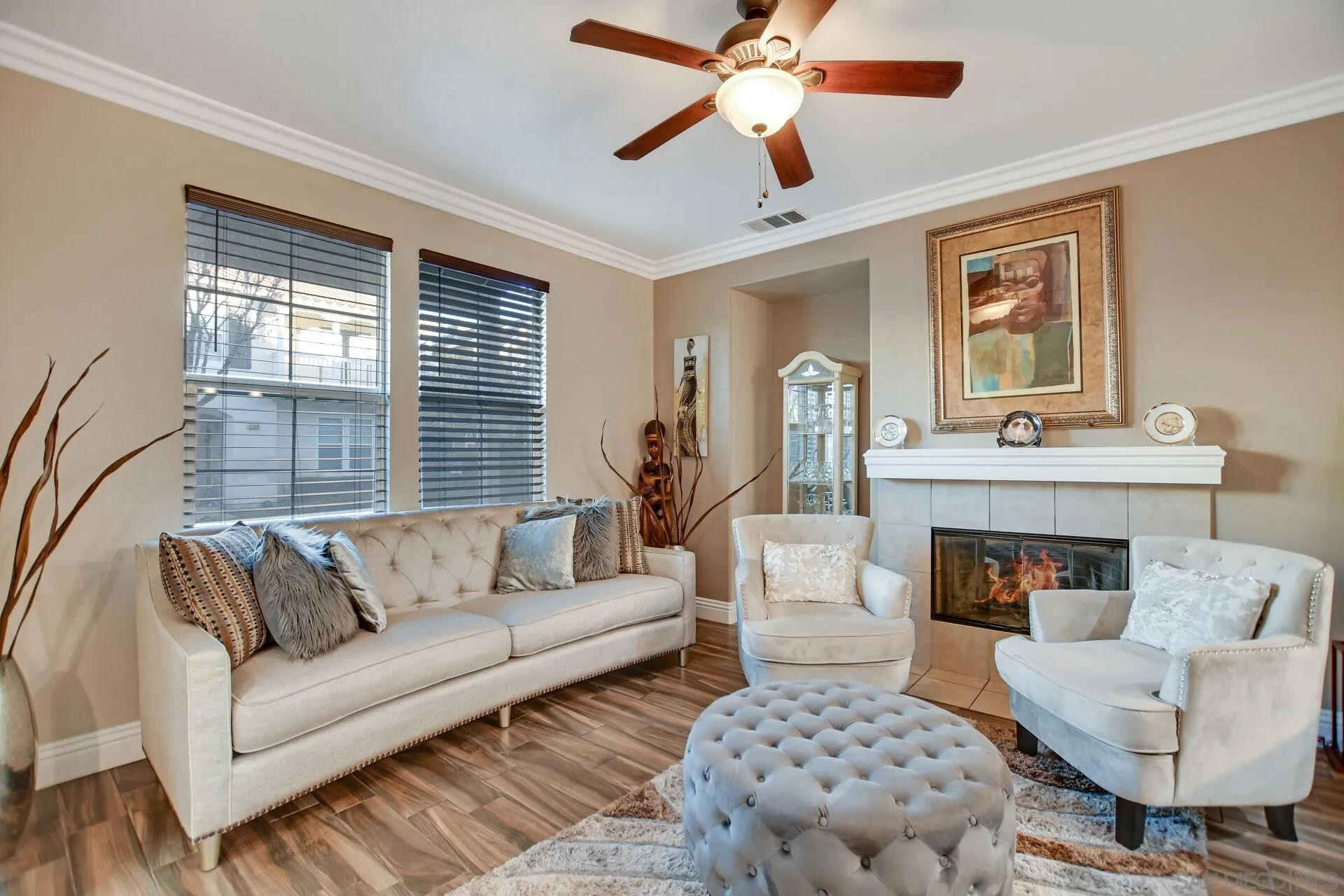 6346 Southern Place Riverside, CA 92504 - Photo 10 of 33 a living room with furniture and a fireplace