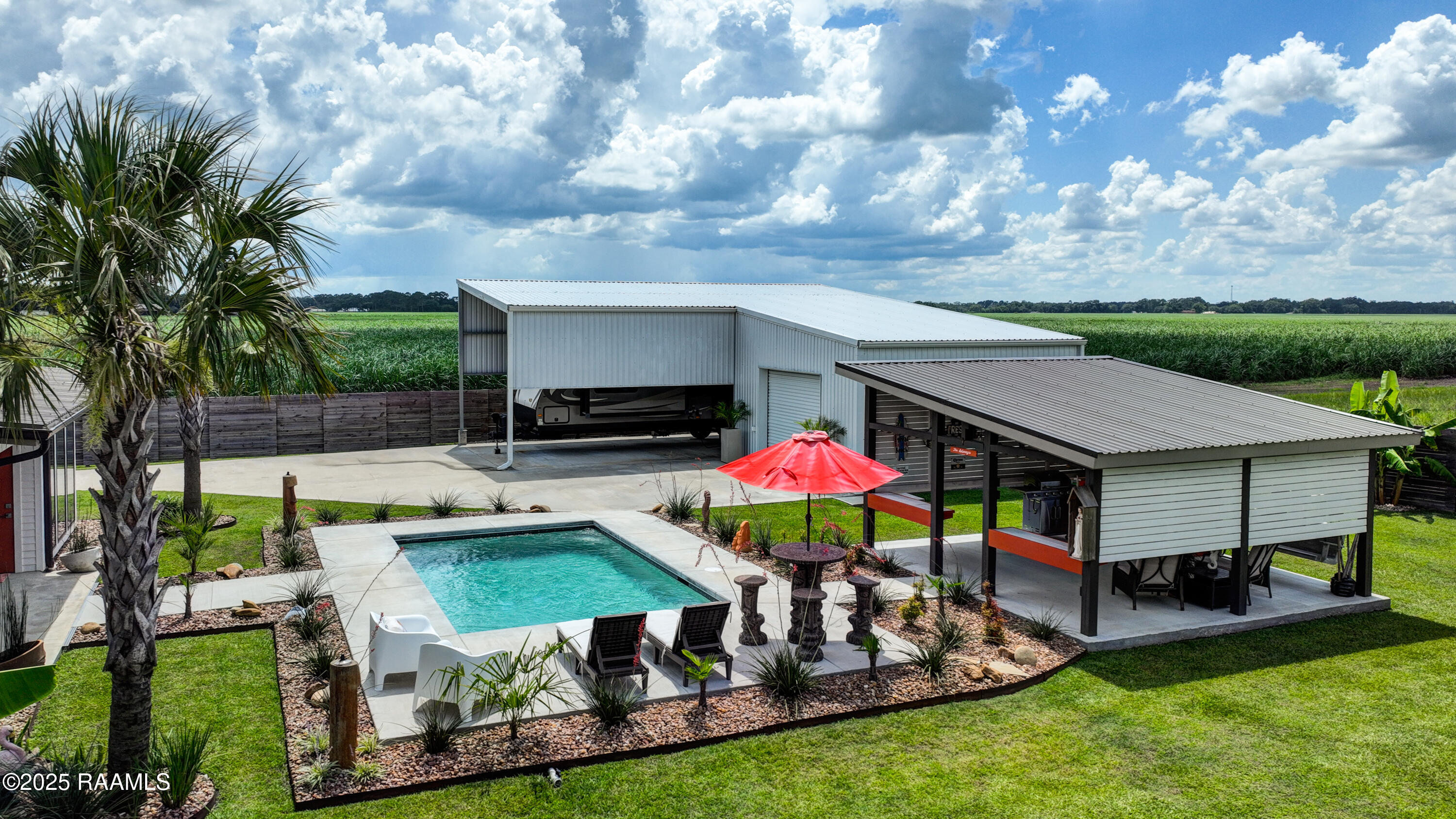 3703 Daspit Road New Iberia, LA 70563 - Photo 34 of 43 Aerial Backyard