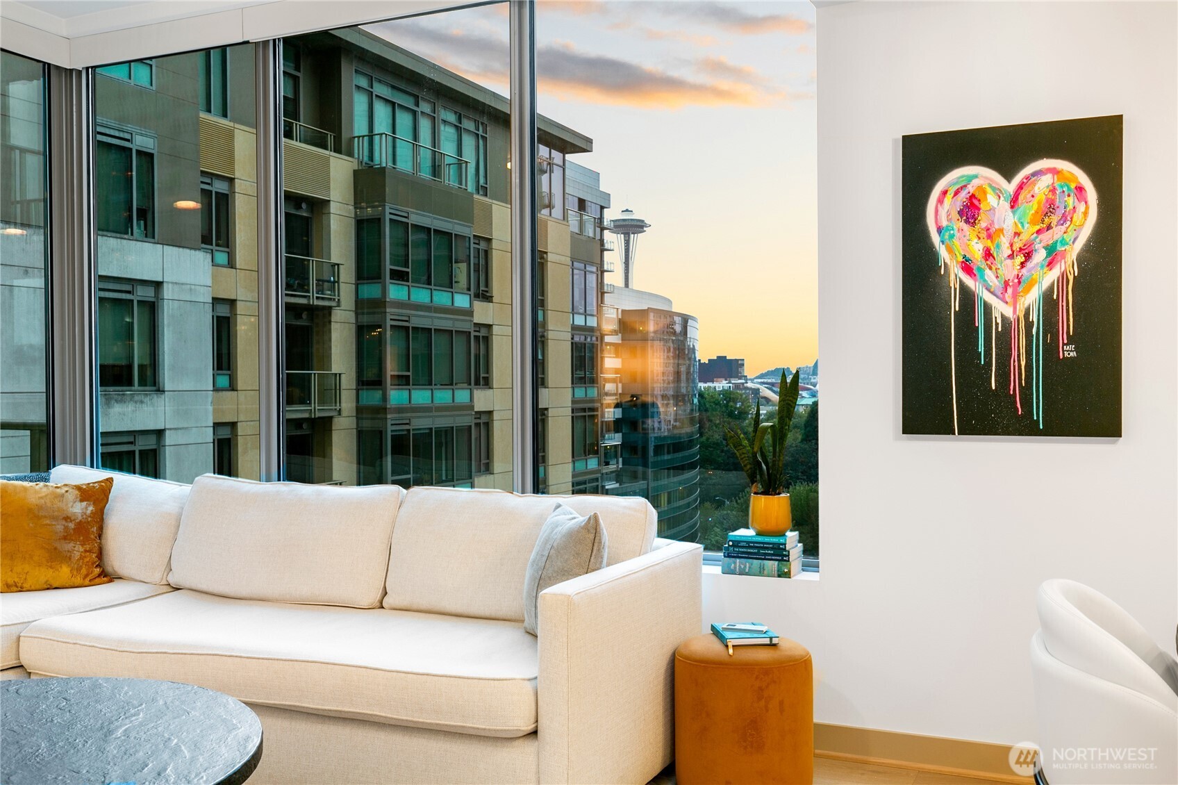 910 Lenora Street, Unit S1009 Seattle, WA 98121 - Photo 27 of 35 a view of balcony with couch