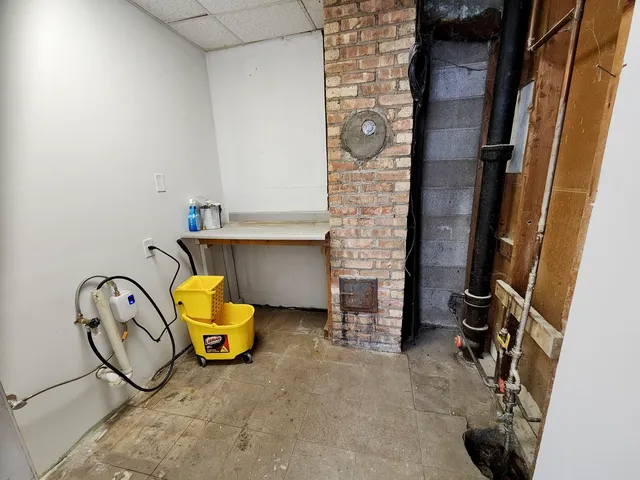 a bathroom with a sink and a toilet