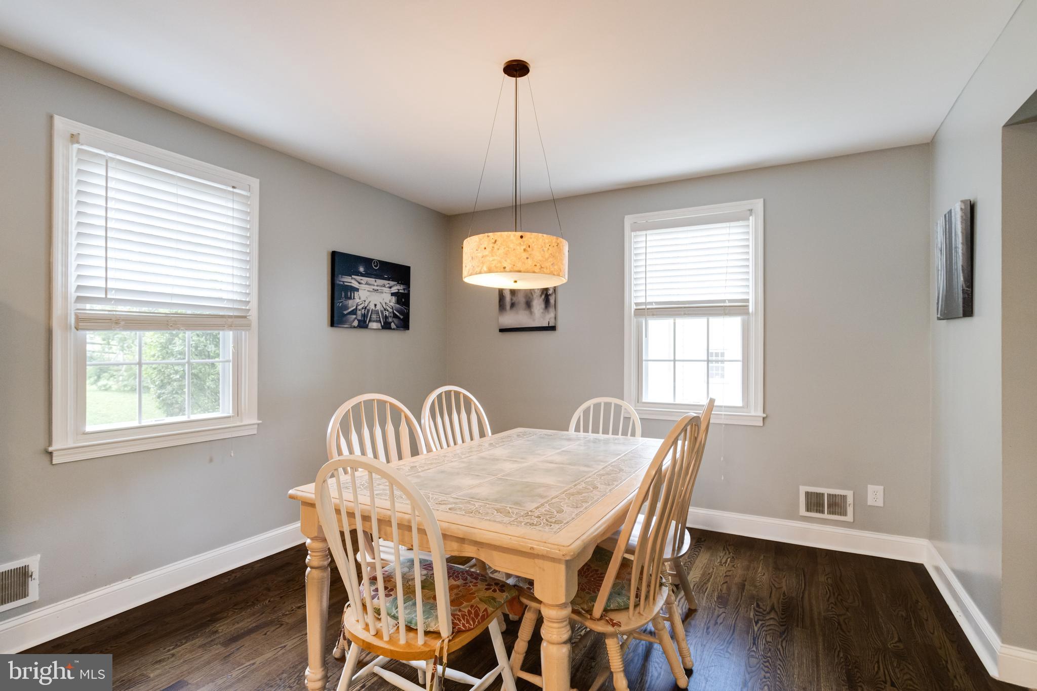 506 Red Pump Road Bel Air, MD 21014 - Photo 25 of 70 Dining room with overhead light and large windows
