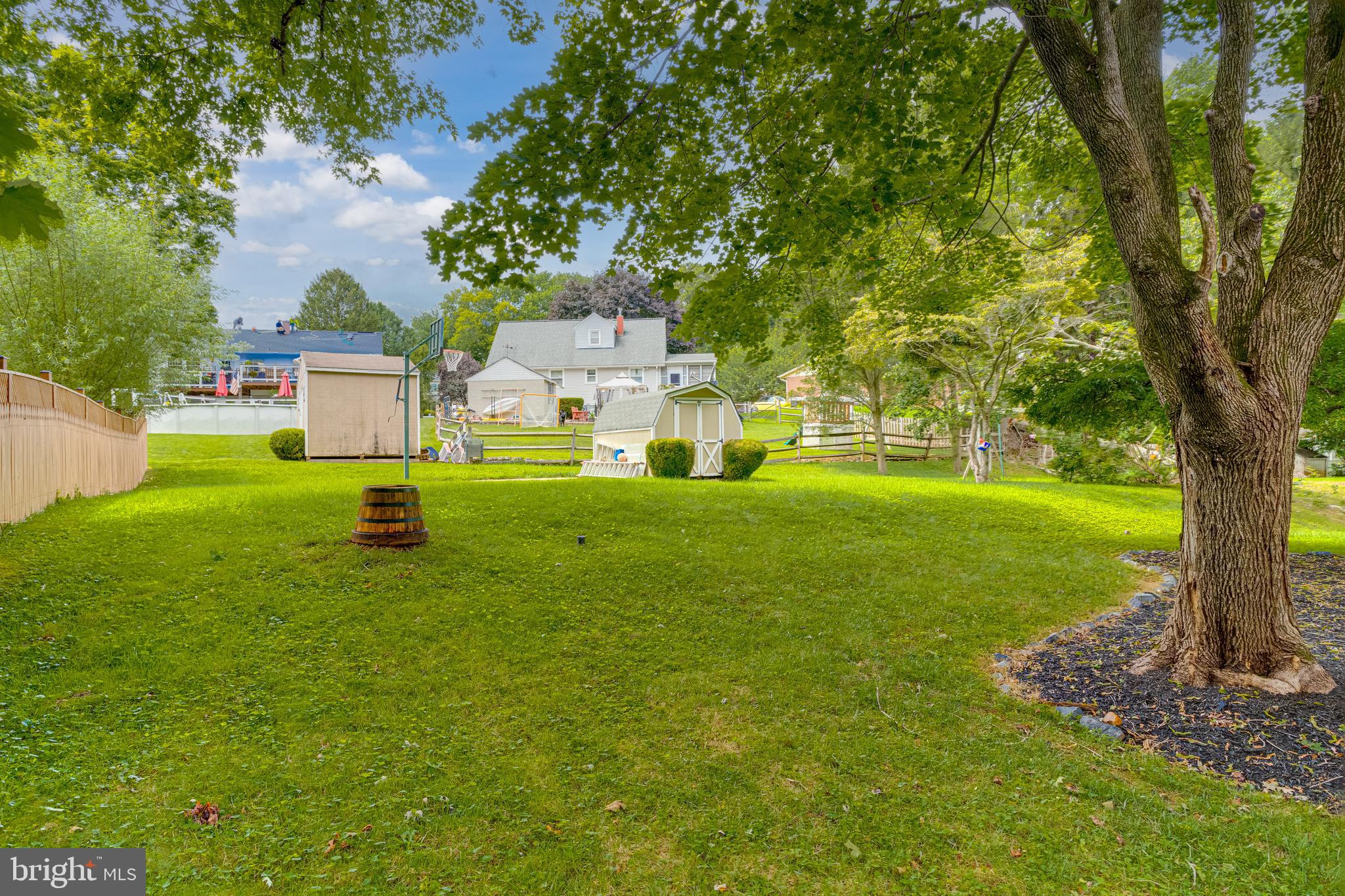 506 Red Pump Road Bel Air, MD 21014 - Photo 66 of 70 Beautiful rear yard with mature trees!