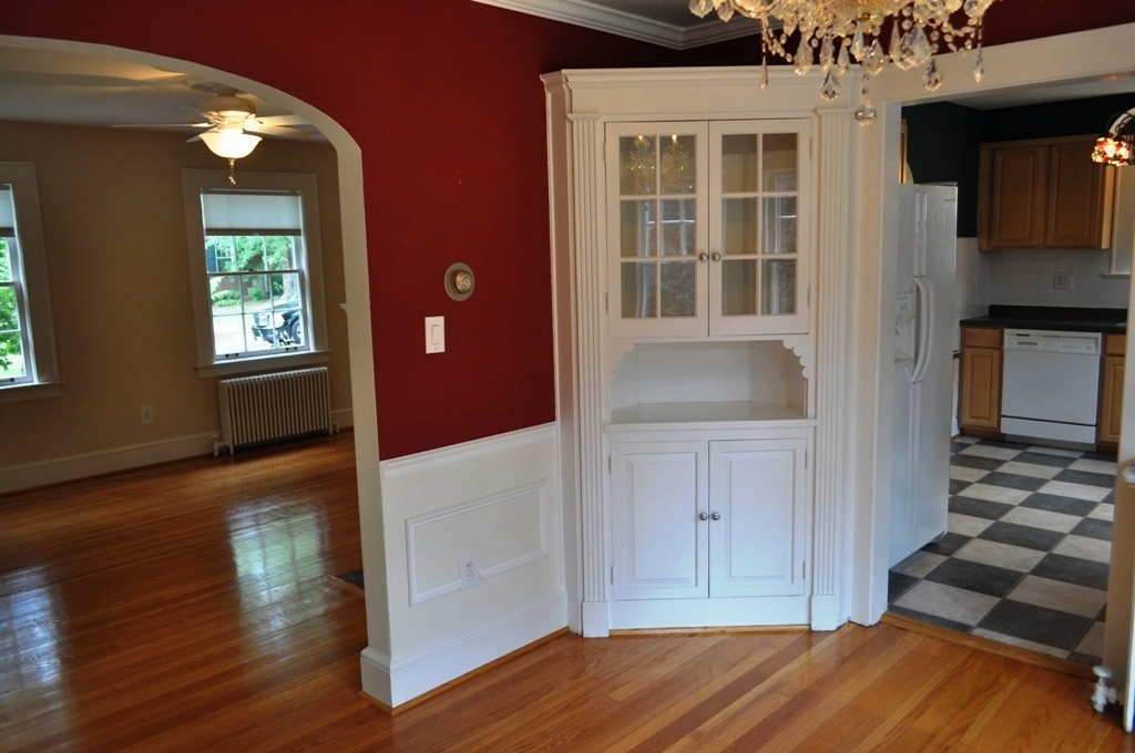 1822 Sheffield Road Southwest Roanoke, VA 24015 - Photo 20 of 49 Dining with Built-in Corner Cabinet