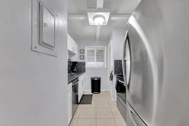 a view of a lake with boats