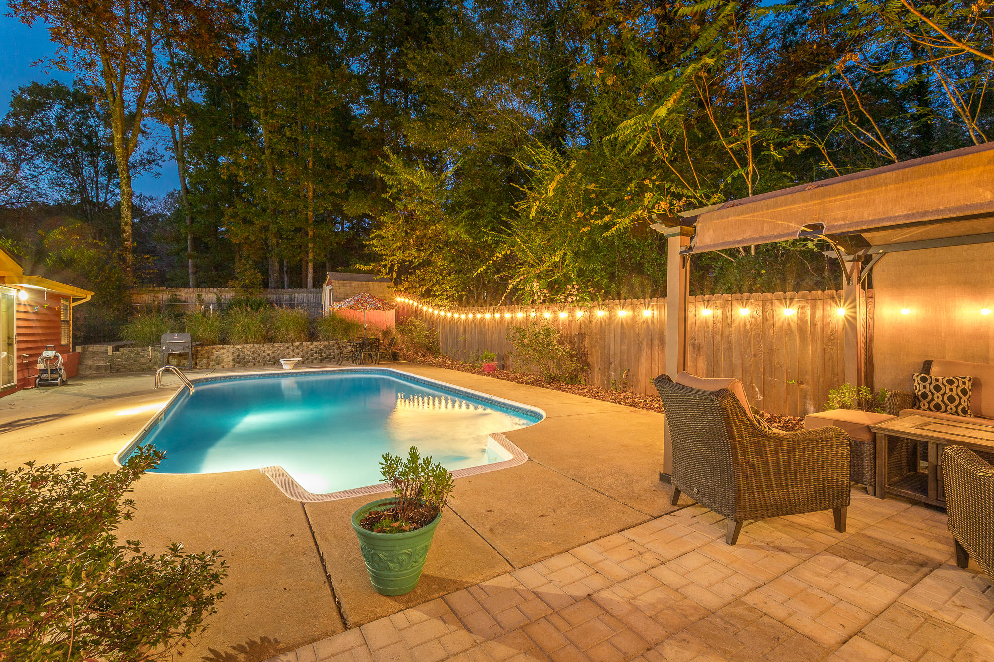 203 Everett Road Ringgold, GA 30736 - Photo 2 of 57 Pool and cabana area