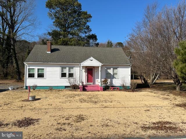 a view of a house with snow on the ground