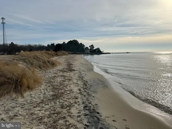 a view of an ocean beach