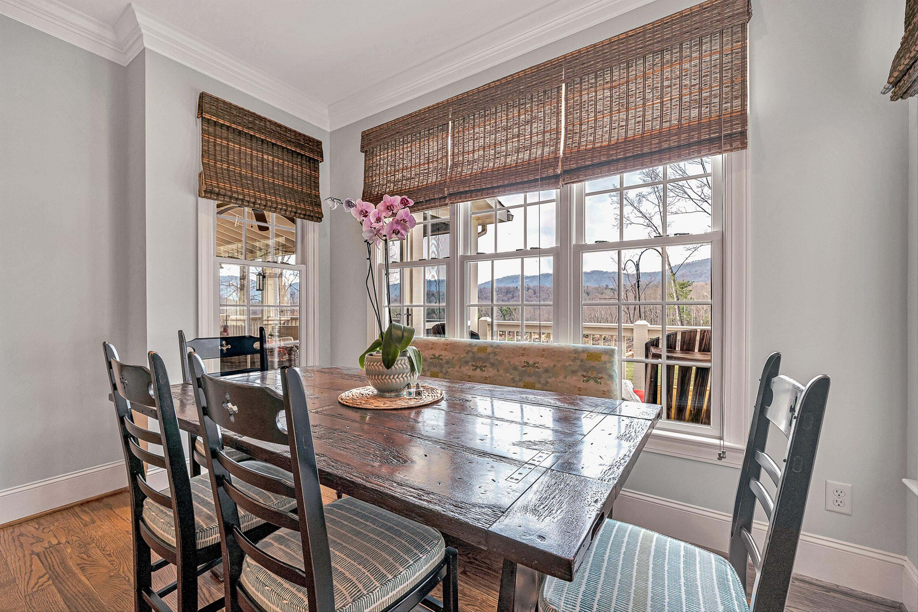 5464 Ridgelea Estates Drive Roanoke, VA 24018 - Photo 35 of 85 a view of a dining room with furniture window and outside view