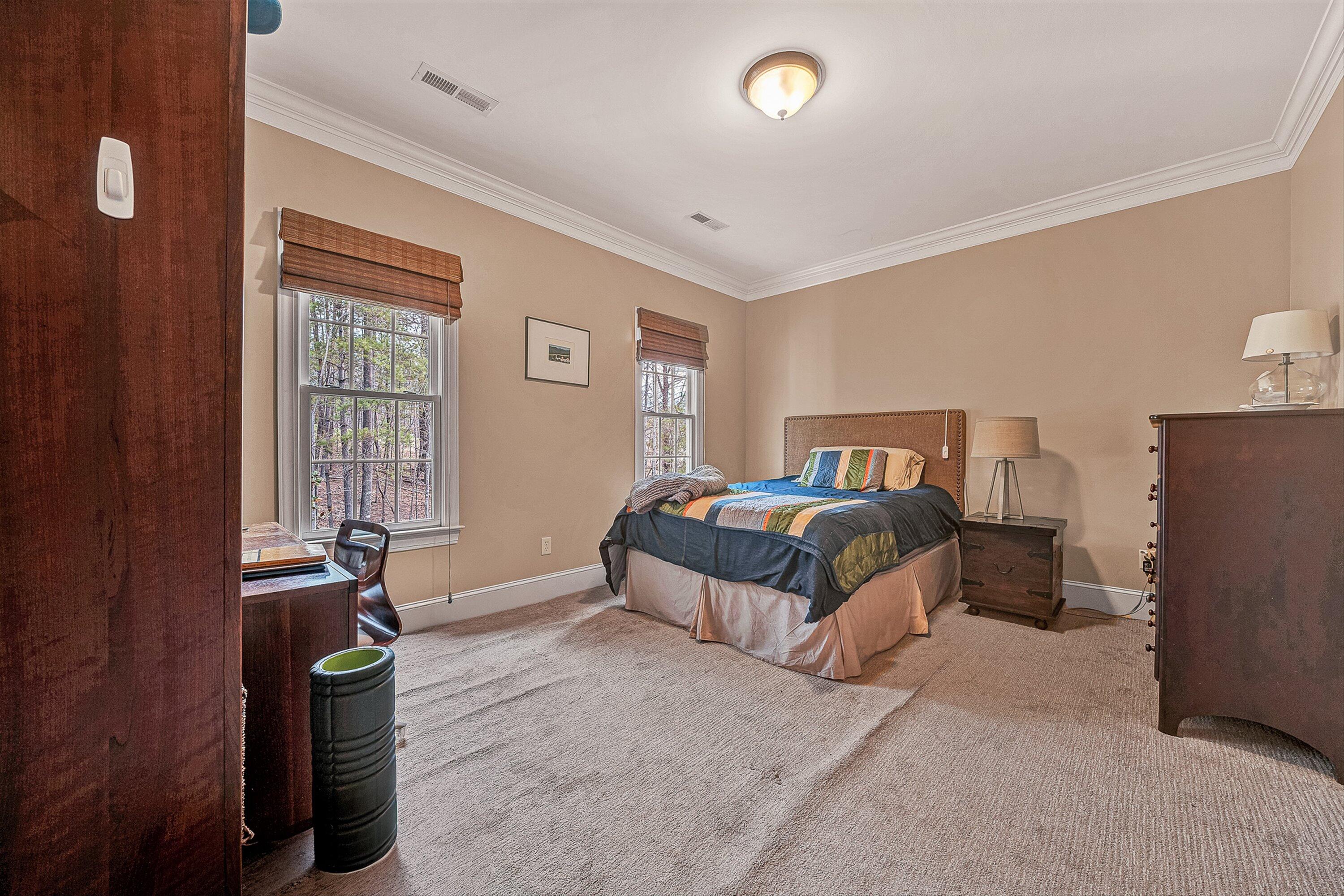 5464 Ridgelea Estates Drive Roanoke, VA 24018 - Photo 55 of 85 a bedroom with a bed and wooden floor