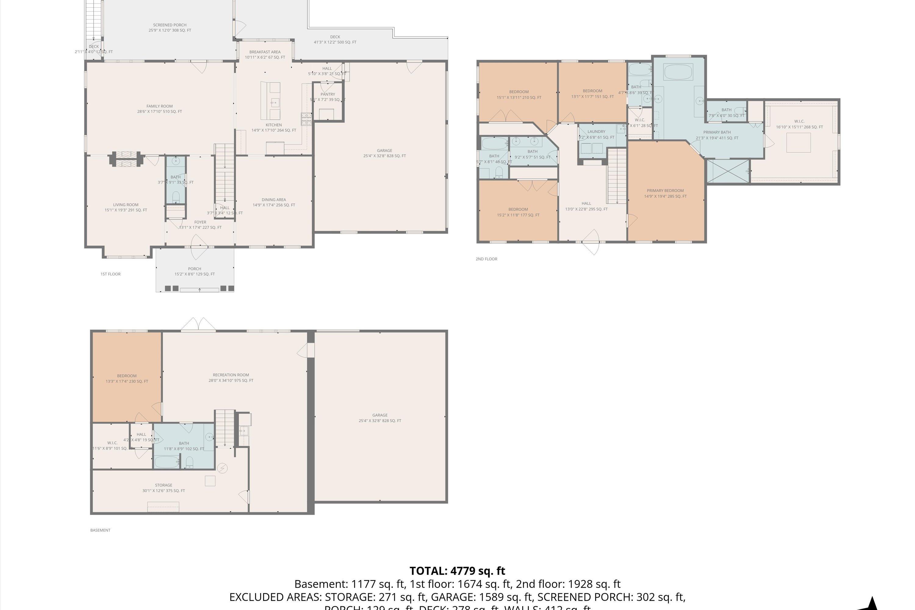 5464 Ridgelea Estates Drive Roanoke, VA 24018 - Photo 85 of 85 a picture of a floor plan