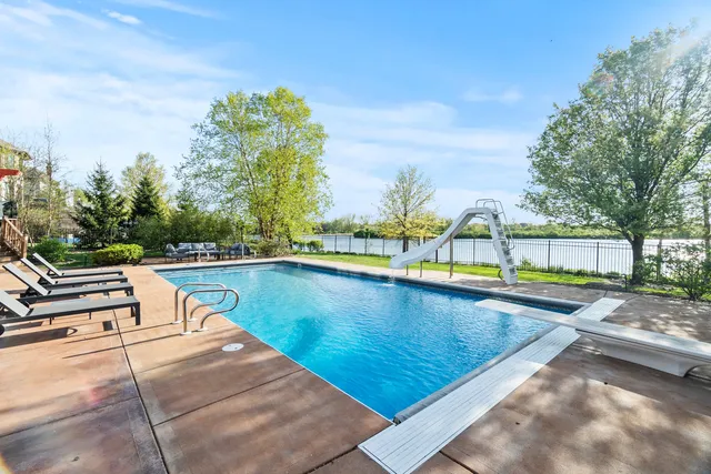 a city view with a lake view