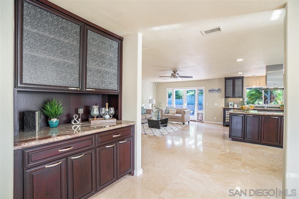 2506 Windmill View Road El Cajon, CA 92020 - Photo 7 of 25 DINING AREA FEATURES A BUILT IN DRY BAR, COFFEE STATION OR BUFFET SERVING AREA.