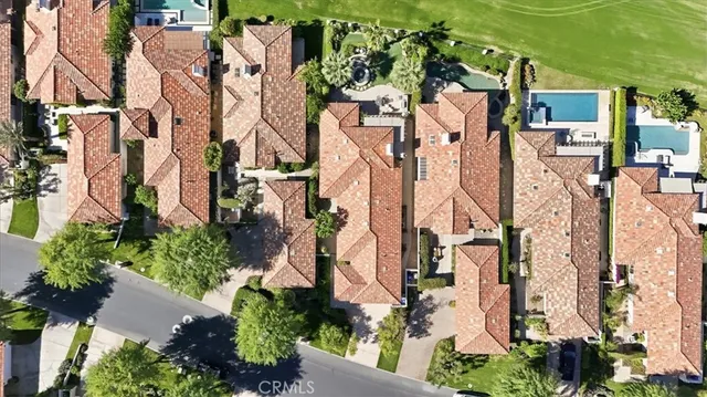a view of a golf course with a lake