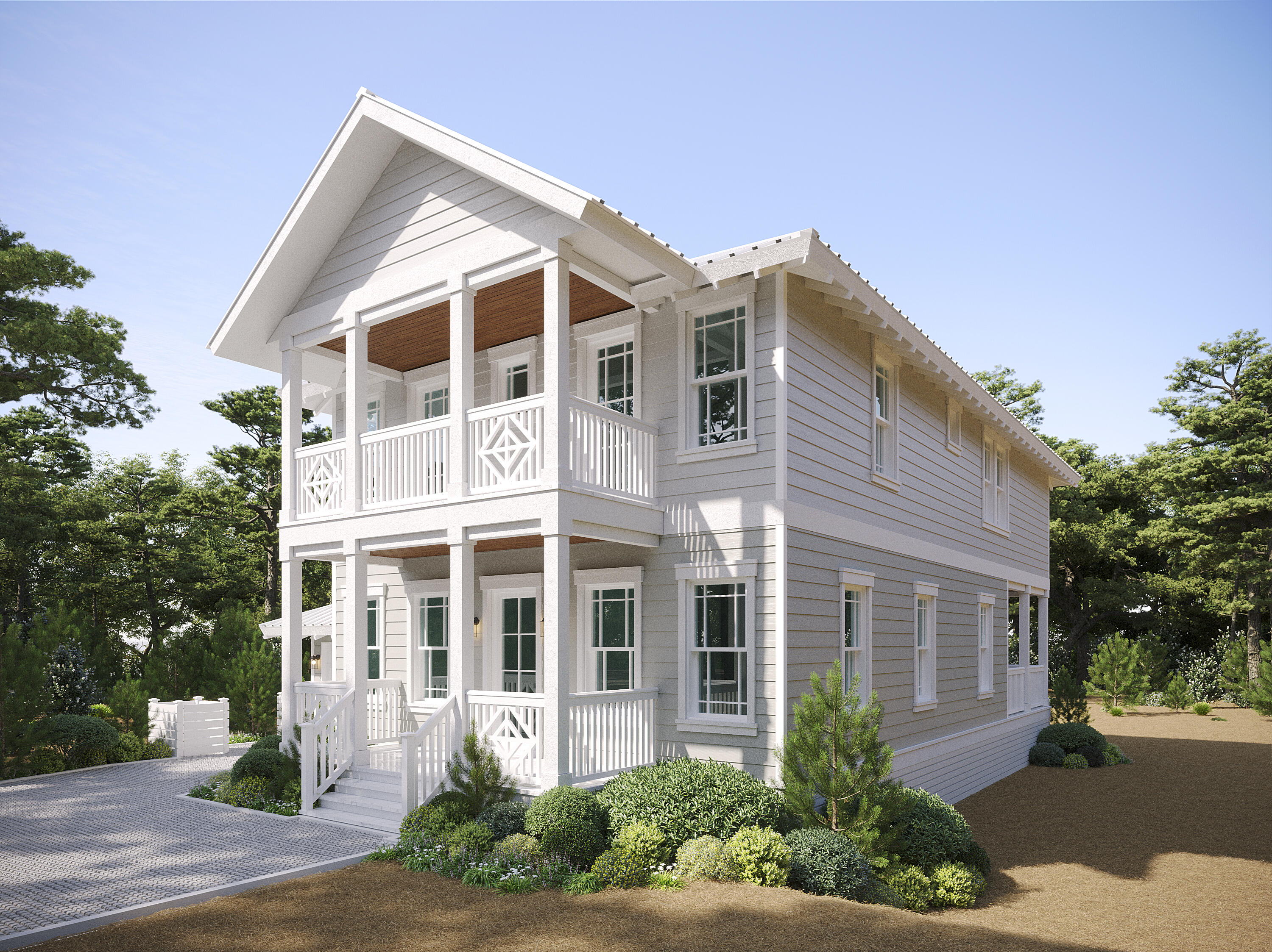 0 Lot 27 Redbud Ln Inlet Beach Inlet Beach, FL 32461 - Photo 2 of 20 a front view of a house with a yard