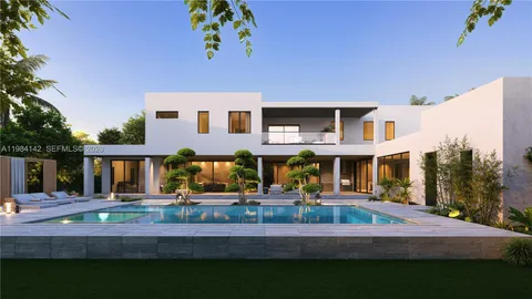 a view of a house with entertaining space