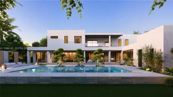 a view of a house with entertaining space