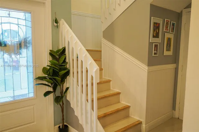 a view of closet area