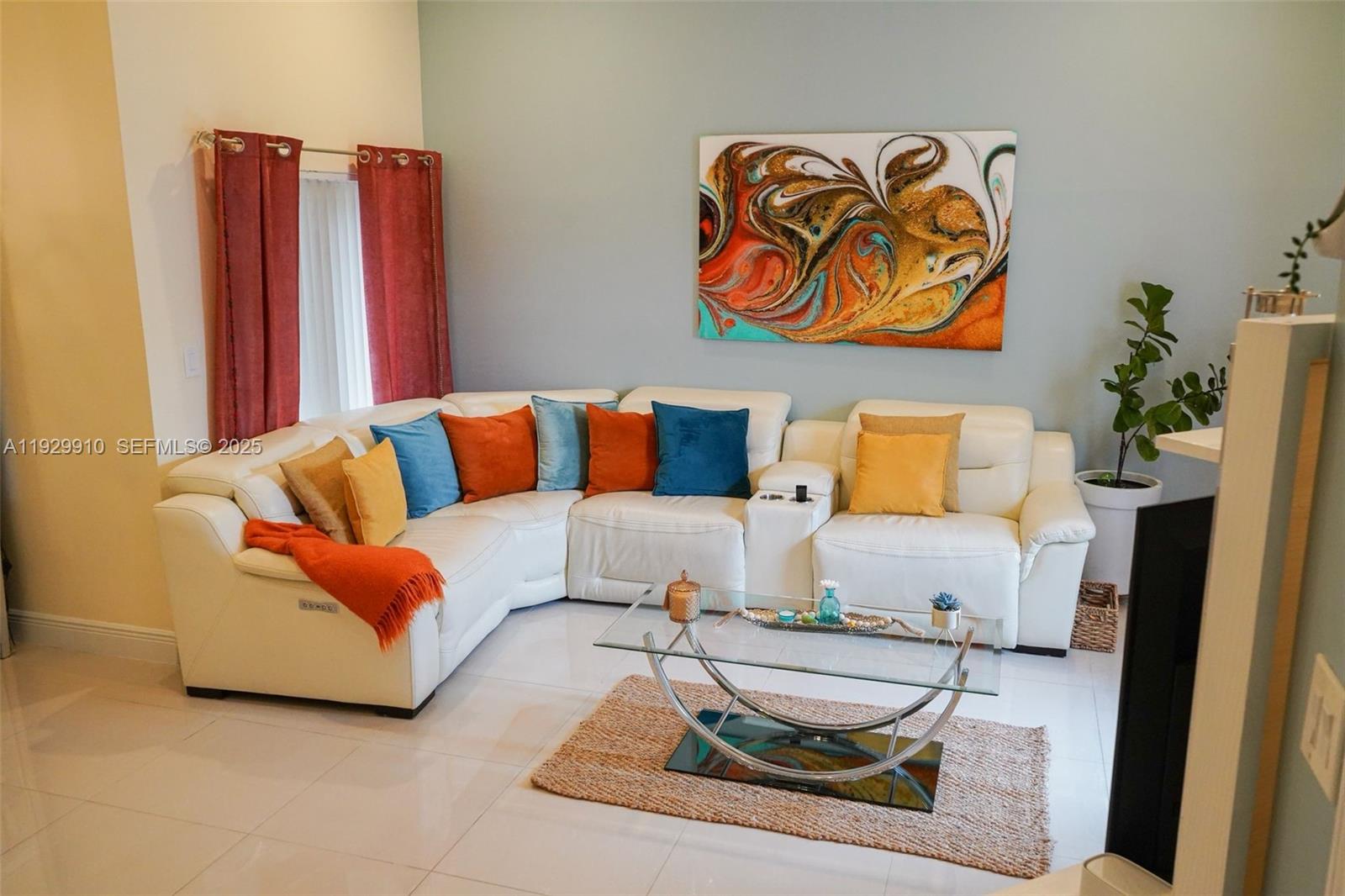 19907 Northwest 67th Court Hialeah, FL 33015 - Photo 8 of 53 a living room with furniture and a couch