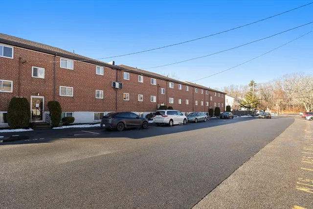 a car parked in front of a building