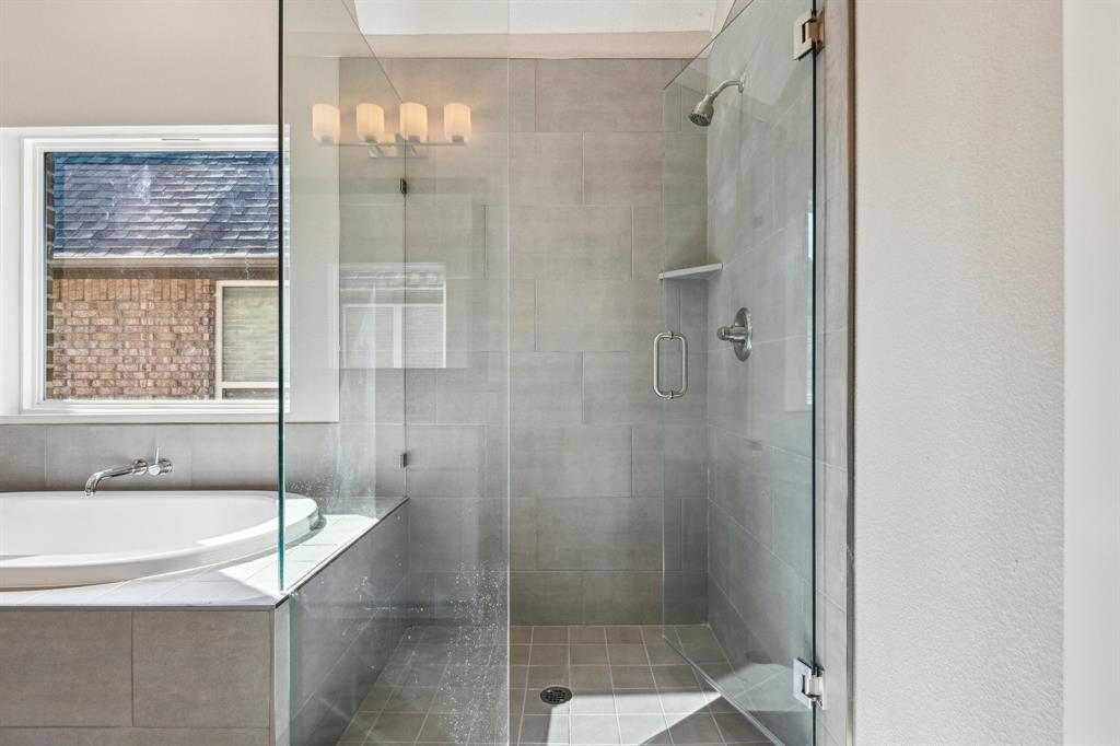 1711 Paytyn Drive Allen, TX 75013 - Photo 22 of 37 Bathroom with plus walk in shower