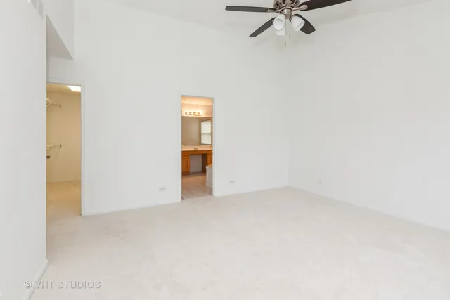 a view of a room with a empty space