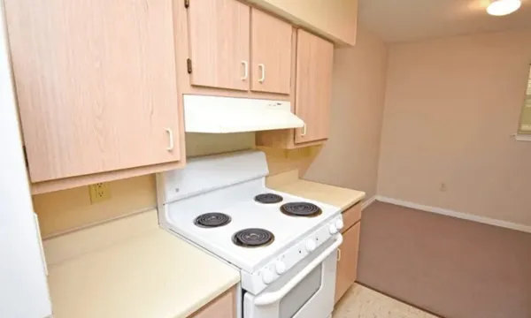 a view of kitchen island
