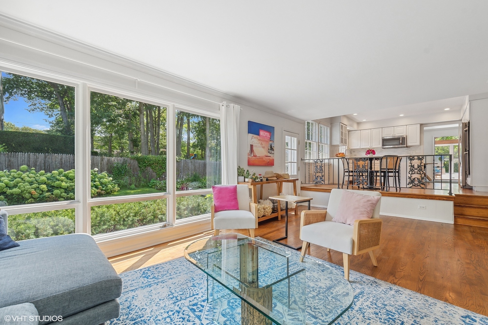 845 Forest Hill Road Lake Forest, IL 60045 - Photo 19 of 41 a living room with furniture and a large window