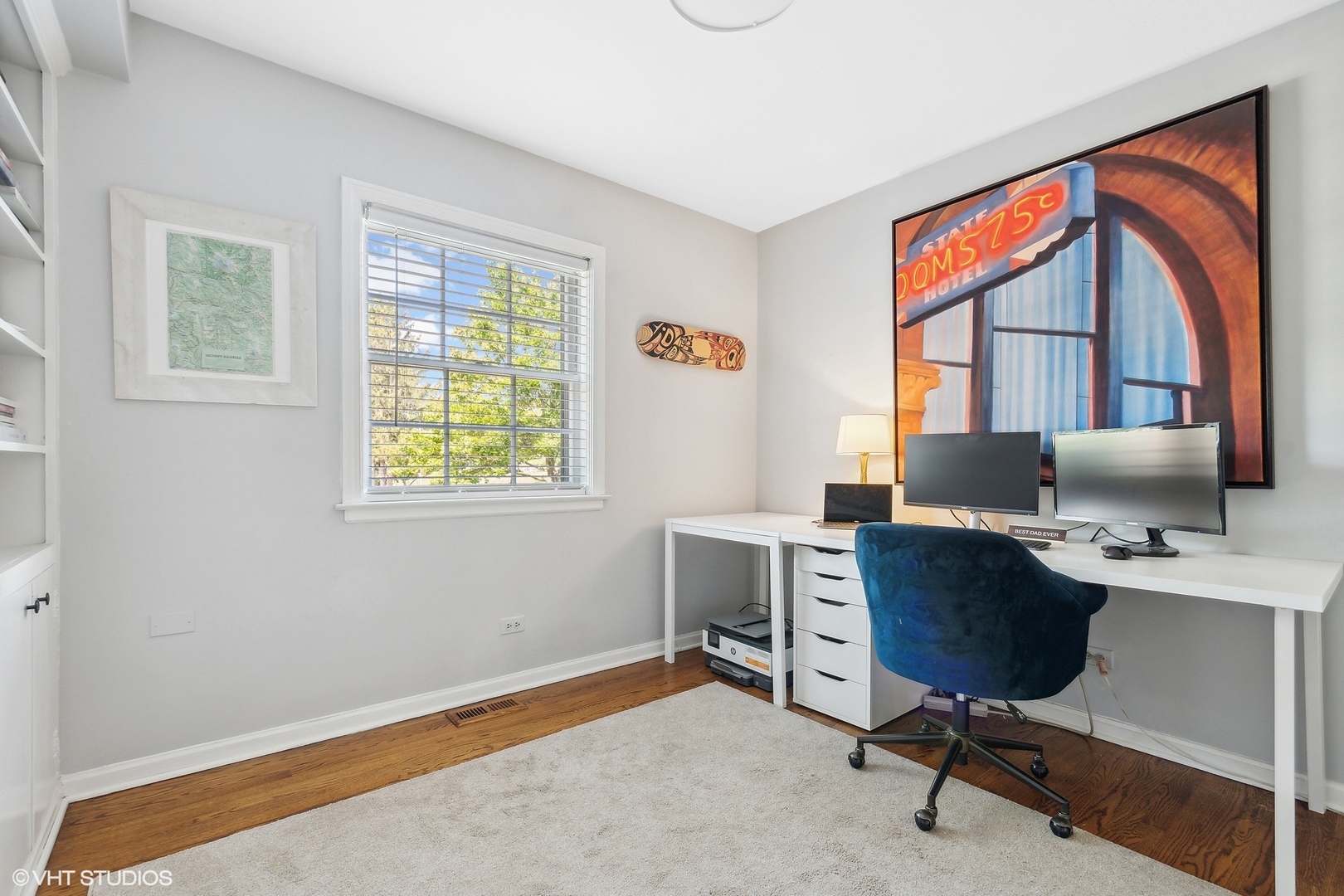 845 Forest Hill Road Lake Forest, IL 60045 - Photo 22 of 41 a view of a workspace with a window