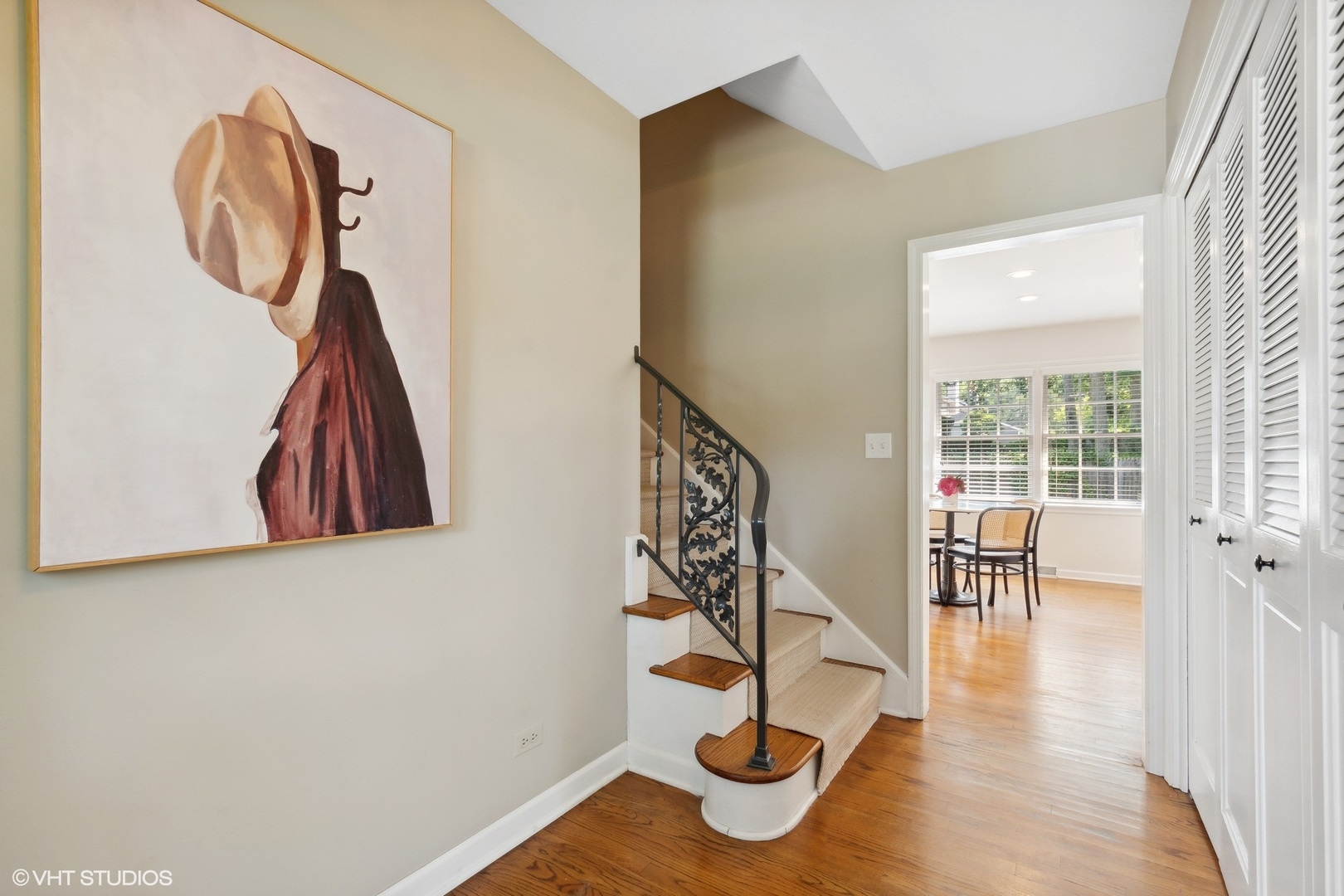 845 Forest Hill Road Lake Forest, IL 60045 - Photo 3 of 41 a view of dining room with furniture and wooden floor