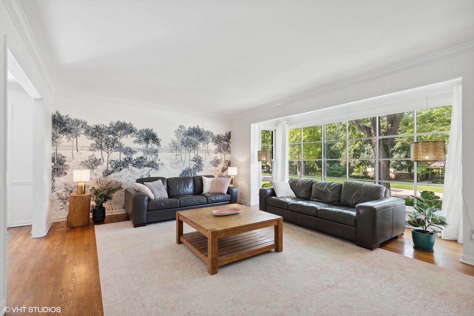 845 Forest Hill Road Lake Forest, IL 60045 - Photo 4 of 41 a living room with furniture and a large window