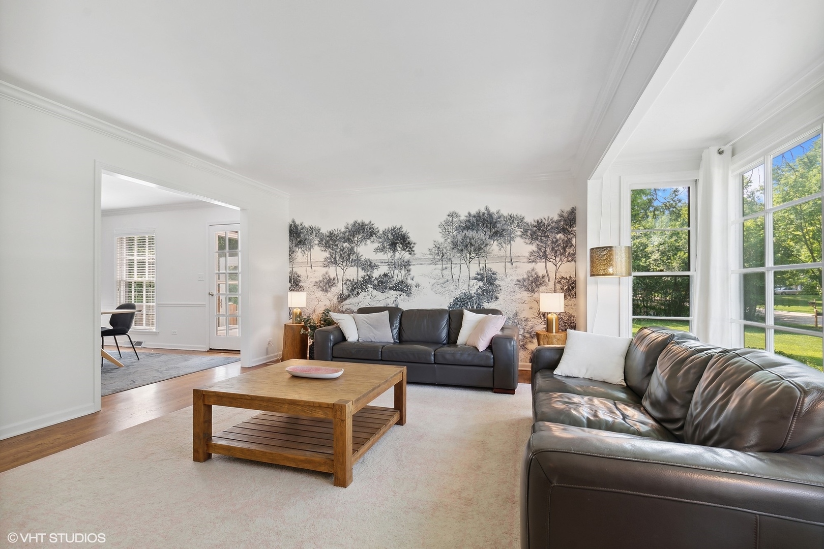 845 Forest Hill Road Lake Forest, IL 60045 - Photo 5 of 41 a living room with furniture and a large window