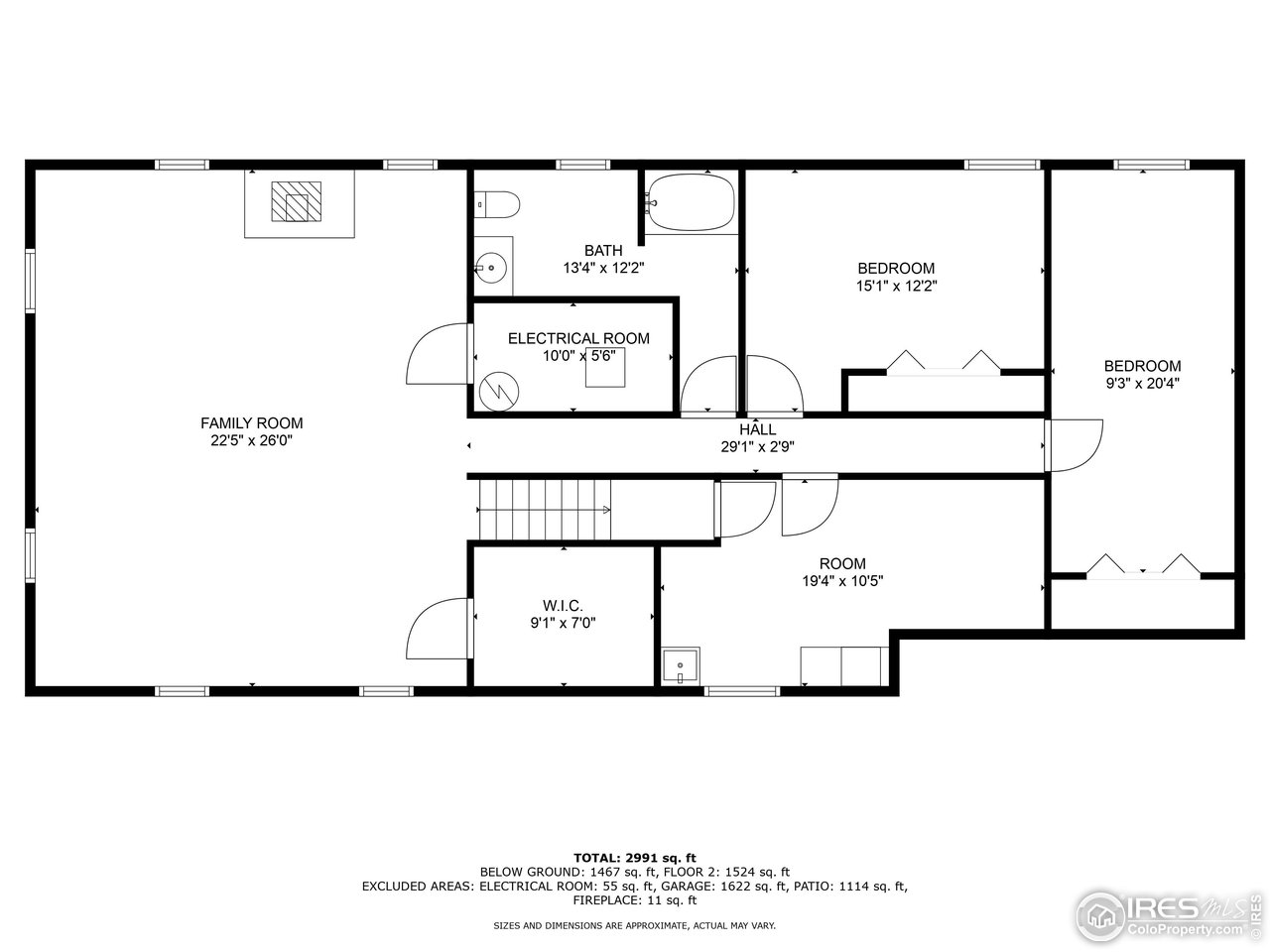 2518 Highland Road Greeley, CO 80634 - Photo 40 of 40 Floor Plan (basement)