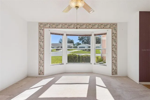 a view of a livingroom with an empty space