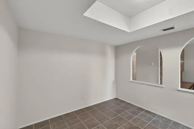 a view of an empty room