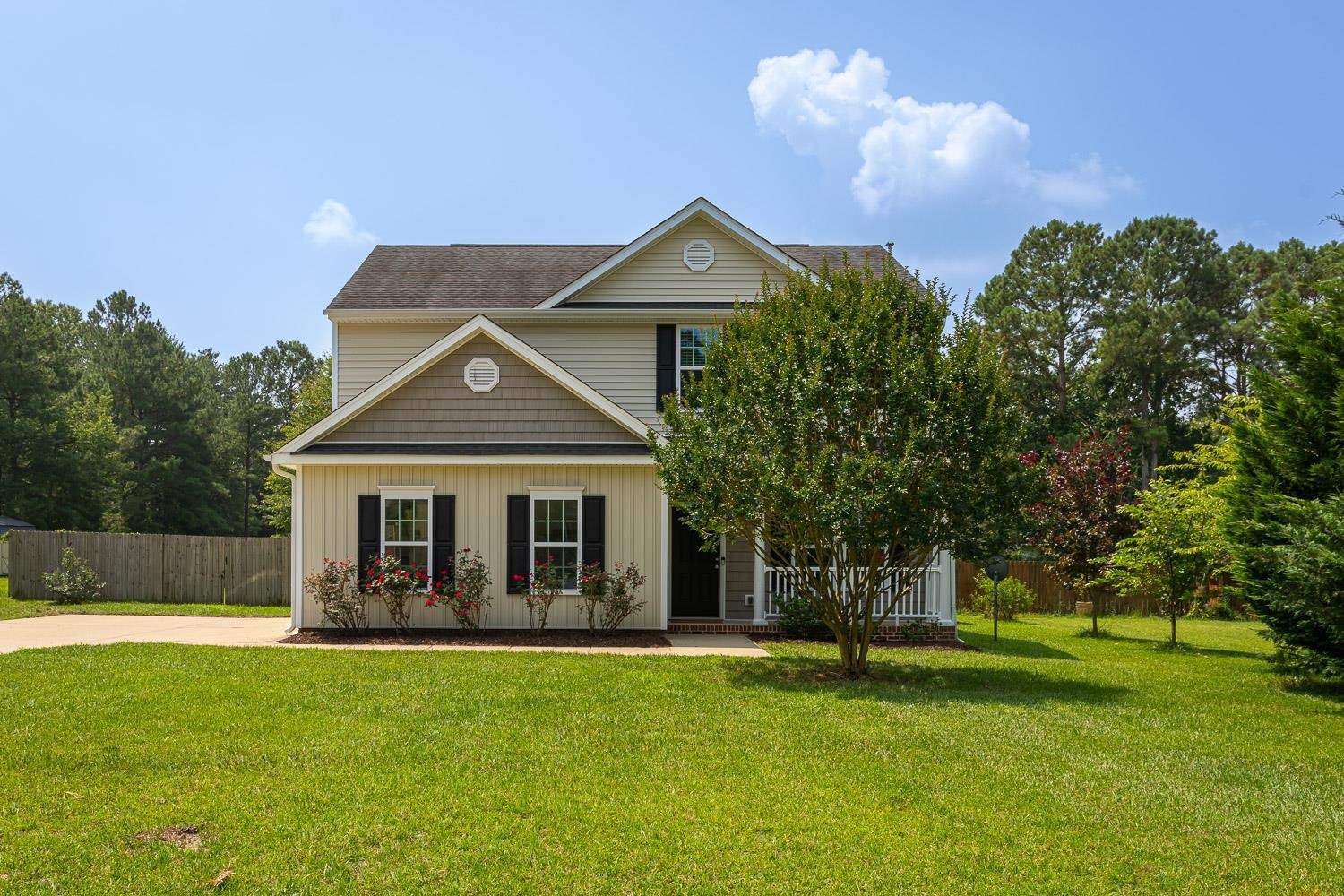 a view of a house with a swimming pool