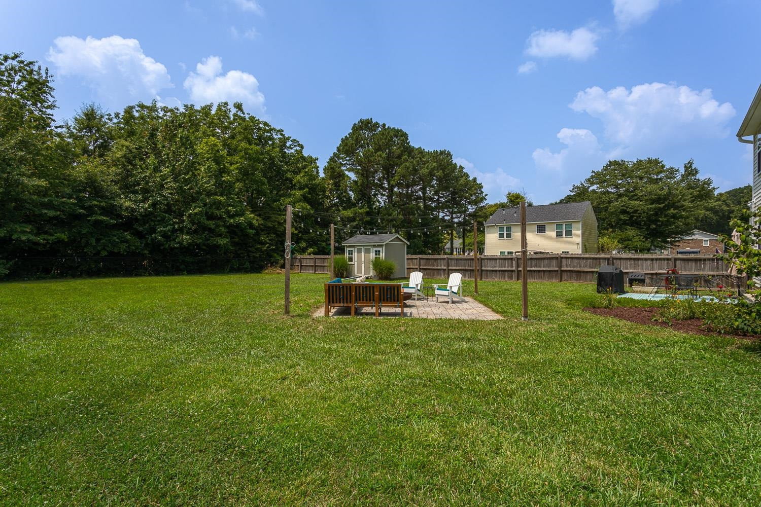 322 Forest Lane Wendell, NC 27591 - Photo 17 of 37 a view of a garden with a slide