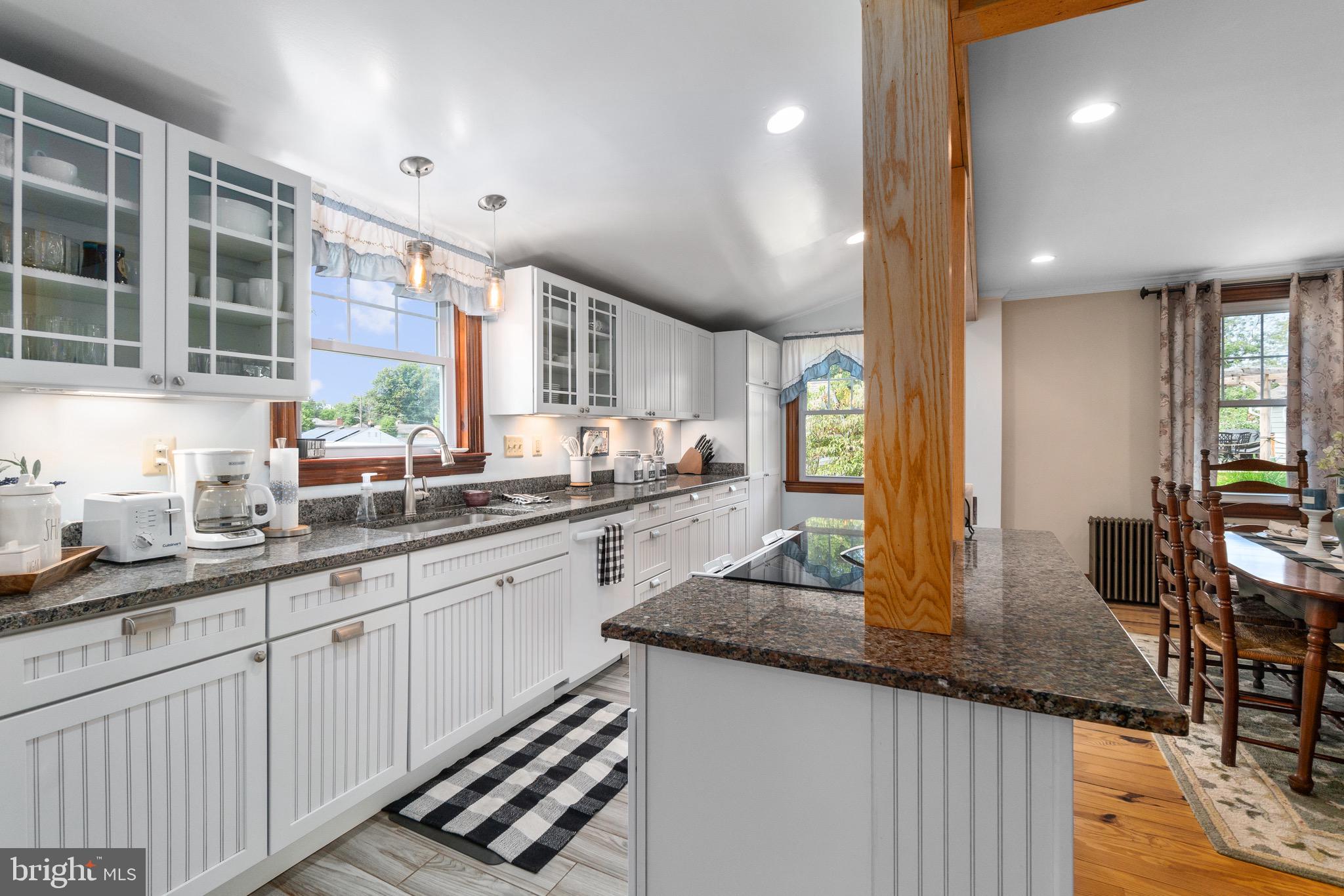 2017 Drummond Road Baltimore, MD 21228 - Photo 31 of 50 Recessed lighting + sink overlooking rear yard