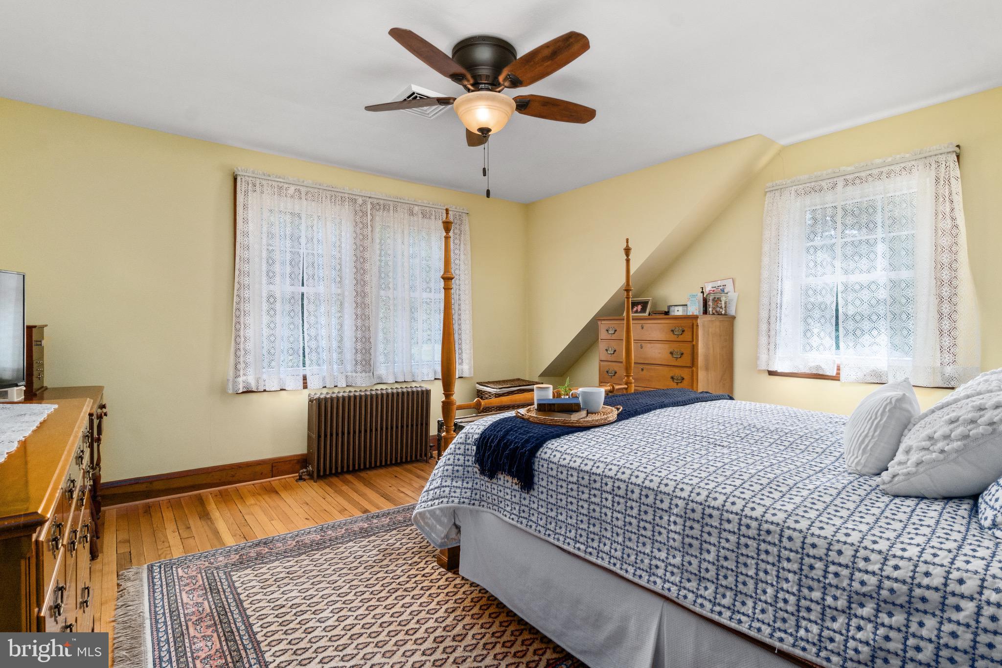 2017 Drummond Road Baltimore, MD 21228 - Photo 38 of 50 Spacious master bedroom w/exposed wood fls & fan
